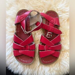 GUC Classic Red Kids Salt Water Sandals